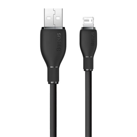Кабель USB Type-A - Lightning Baseus Pudding (USB 2.0, 2м, черный)