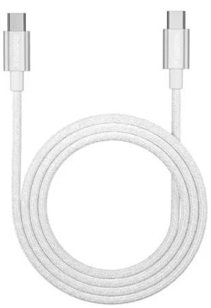 Кабель Momax Elite DC30W (Type-C, 1.5м, белый)