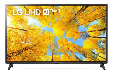 Телевизор LG 43UQ75006LF, 43", черный, СТБ