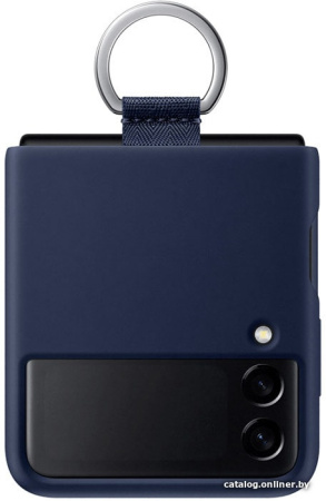 Чехол Samsung Silicone Cover with Ring для FLIP3, Navy