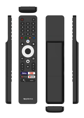 Телевизор Topdevice QLED CQ09 TDTV65CQ09U_BK (65", 3840x2160, 60 Гц, Smart TV, Wi-Fi, смарт пульт)