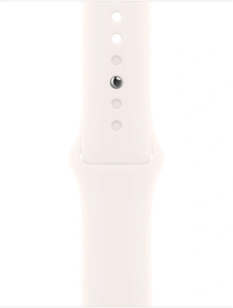 Умные часы Apple Watch Series 11 42 мм (алюминиевый корпус, розовое золото/легкие румяна, спортивный силиконовый ремешок S/M)