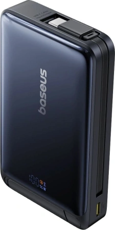 Внешний аккумулятор Baseus Nomos Qi2 Magnetic Power Bank 10000mAh (черный)
