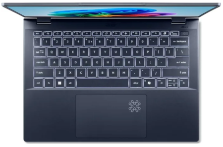 Ноутбук Acer Swift 14 AI OLED/ SF14-51-51ZL/ U5-226V/ 14 CineCrystal WQ2.8K OLED 16:10/ Arc 130V/ 16GB/ 512GB/ Win11H/ ENG/ Steam Blue