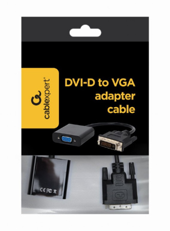 Адаптер VGA - DVI Cablexpert A-DVID-VGAF-01 (20см)