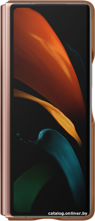 Чехол Samsung Leather Cover для FOLD2, Brown
