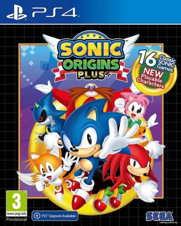 Sonic Origins Plus PS4  (без русской озвучки, с русскими субтитрами)