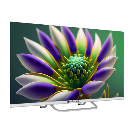 Телевизор Topdevice TDTV32CS04HWE (32", 1366x768 (HD), VA, Smart TV (Android TV), Wi-Fi, Bluetooth, белый)