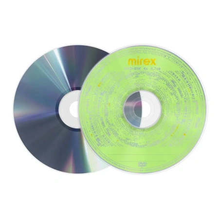 Диск DVD-RW Mirex 4.7Gb 4x в конверте (1 шт)