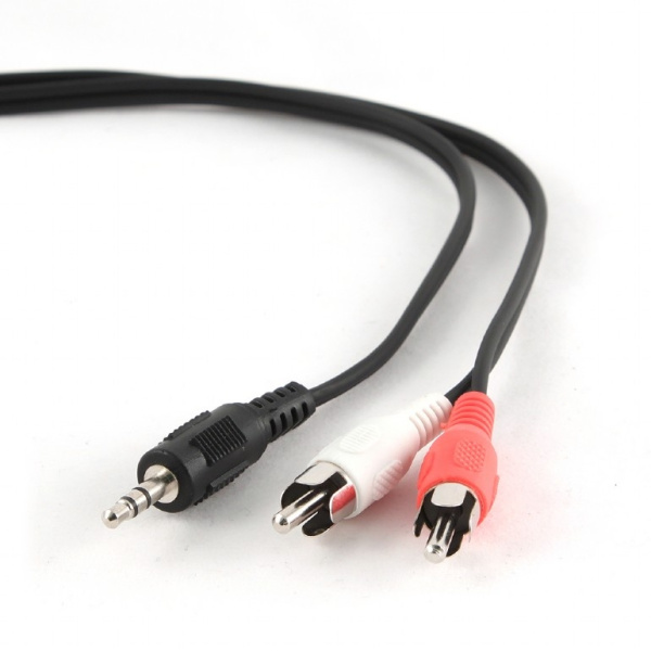 Кабель аудио сигнала Cablexpert CCA-458-5M, 3.5 джек (M)/2 RCA (M), 5м