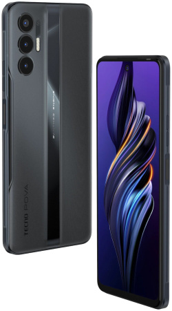 Смартфон TECNO POVA 3 6GB/128GB Eco Black (LF7n)