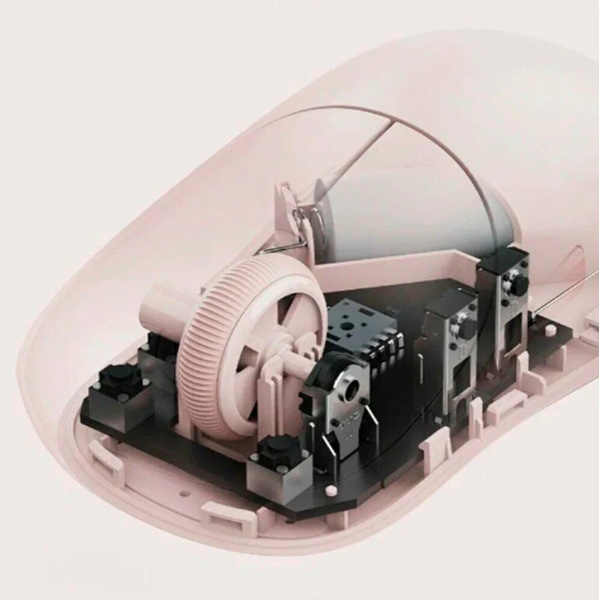 Мышь Xiaomi Wireless Mouse 3 XMWXSB03YM (розовый)