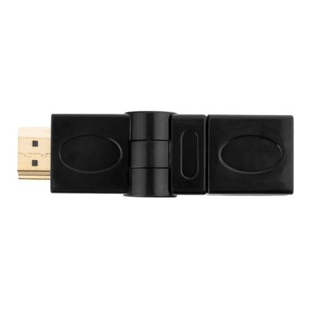 Переходник HDMI-HDMI Cablexpert A-HDMI-FFL2 (M-F, черный)