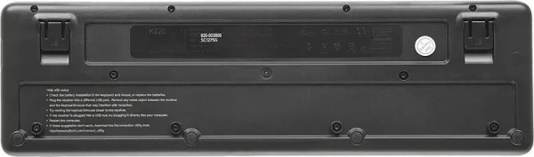 Беспроводная клавиатура + мышь Logitech Wireless Combo MK220 920-003236 (черный)