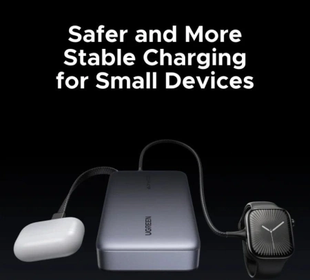 Внешний аккумулятор Ugreen PB550 20000mAh (серый, китайская версия)