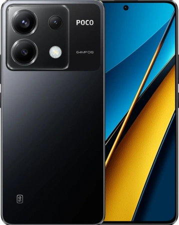 Смартфон POCO X6 5G 12GB/256GB Black RU (23122PCD1G)