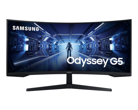 Монитор Samsung LC34G55TWWIXCI (34", 3440x1440, VA, 165 Гц, HDMI+DP, изогнутый)
