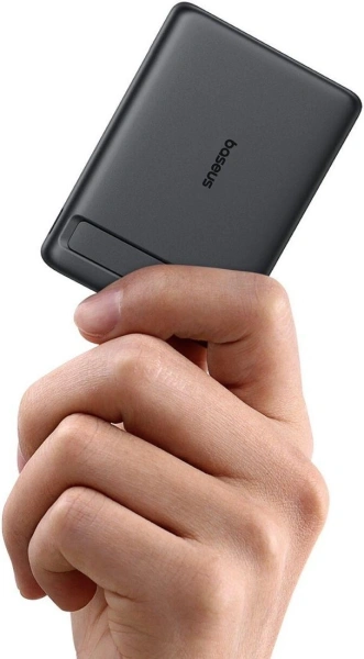 Внешний аккумулятор Baseus PicoGo AM31 Mini Magnetic Power Bank with Stand 20W 5000mAh (черный)