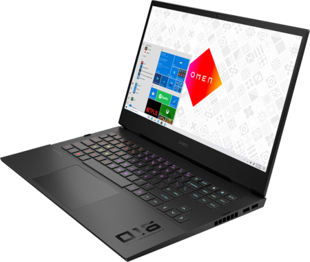 Ноутбук HP Omen 16/i7-11800H/16.1 FHD IPS AG 144 Hz/GF RTX 3060 6GB/16GB/512GB/Win11/noODD/kbd_ENG/Black