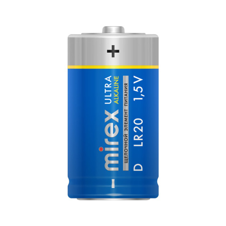 Батарейки Mirex D LR20 Ultra Alkaline 23702-LR20-S2 (2 шт)
