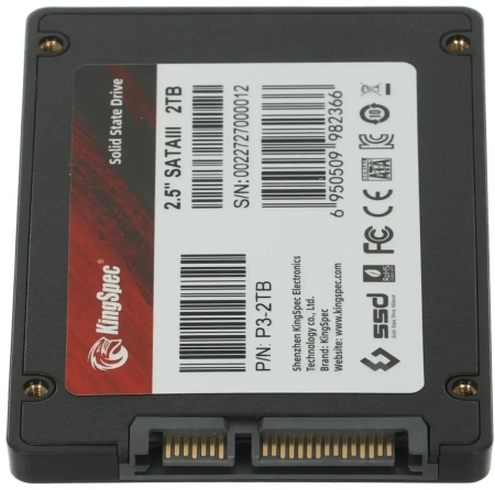 Внутренний SSD-накопитель KingSpec P3 2TB