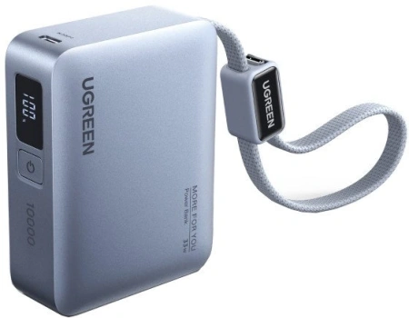Внешний аккумулятор Ugreen PB584 75173B 10000mAh (серый, китайская версия)