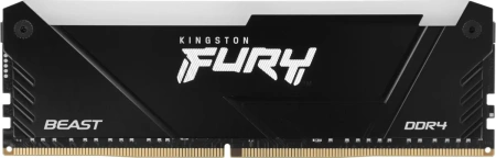 Оперативная память Kingston 8ГБ FURY Beast RGB DDR4 KF436C17BB2A/8 (3600МГц, XMP)