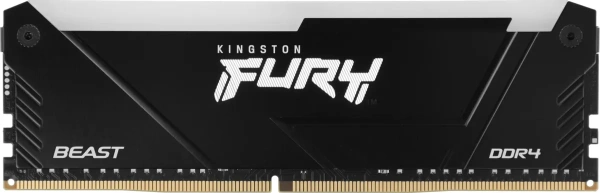 Оперативная память Kingston 8ГБ FURY Beast RGB DDR4 KF436C17BB2A/8 (3600МГц, XMP)