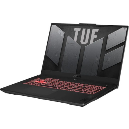 Ноутбук ASUS TUF Gaming A17/ FX707NUR-HX014/ R7-7435HS/ 17.3 FHD Value IPS-level AG 16:9 144Hz/ GF RTX 4050 6GB/ 16GB/ 1TB/ DOS/ noODD/ Mecha Gray