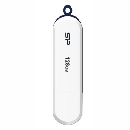 Флешка Flash Silicon-Power Blaze B32 128GB USB 3.2 SP128GBUF3B32V1W (белый)