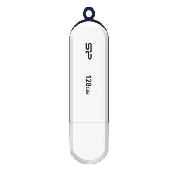 Флешка Flash Silicon-Power Blaze B32 128GB USB 3.2 SP128GBUF3B32V1W (белый)