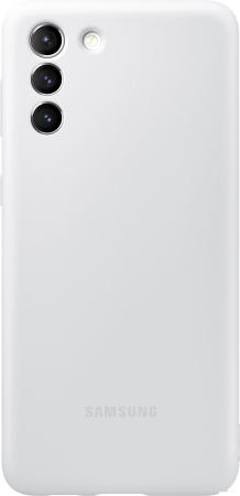 Чехол Samsung Silicone Cover для Galaxy S21+ (серый)