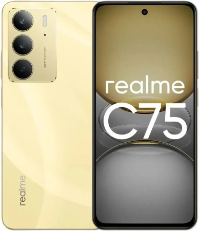 Смартфон Realme C75 8GB/256GB RMX3941 (золотистый)