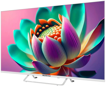 Телевизор Topdevice SMART TV YаOS TDTV43CS07U_WE (43", 3840x2160, 60 Гц, Smart TV, Wi-Fi, смарт пульт, белый)
