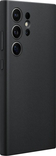 Чехол-накладка Samsung Vegan Leather Case S24 Ultra (черный)