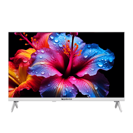 Телевизор Topdevice LED Frameless CN04 TDTV24CN04H_WE (24", 1366x768, белый)
