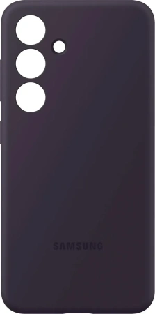 Чехол-накладка Samsung Silicone Case S24+ (темно-фиолетовый)