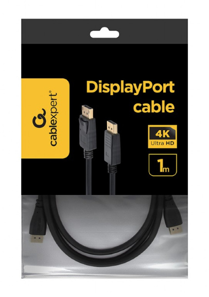 Кабель DisplayPort Cablexpert CC-DP-1M (DP 1.0, 1м, черный)