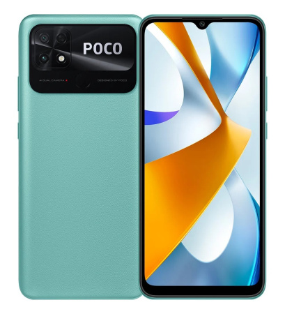 Смартфон POCO C40 4GB/64GB Coral Green EU (220333QPG)