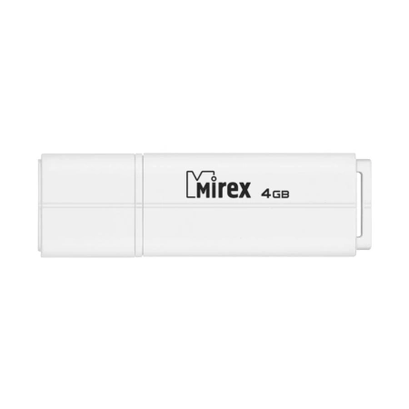 Флешка Mirex Color Blade Line 4GB USB 2.0 13600-FMULWH04 (белый)