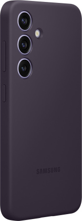 Чехол-накладка Samsung Silicone Case S24 (темно-фиолетовый)