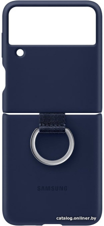 Чехол Samsung Silicone Cover with Ring для FLIP3, Navy