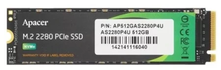 Внутренний SSD-накопитель Apacer AS2280P4U 512GB AP512GAS2280P4U