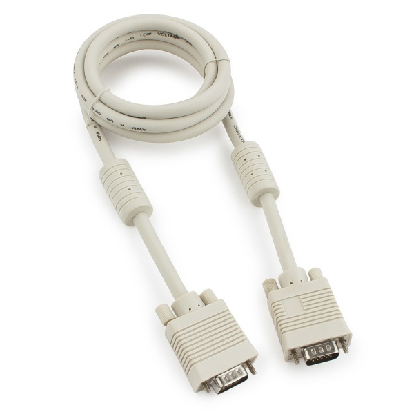 Кабель VGA Cablexpert CC-PPVGA-6 (1.8м, белый)