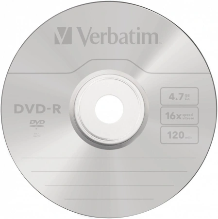 Набор дисков DVD-R Verbatim 4.7Gb 16x 43522 (25 шт.)