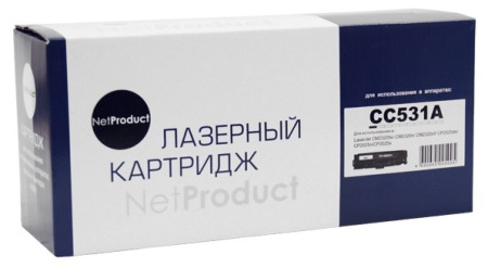 Картридж NetProduct N-CC531A/№718 (аналог HP CC531A, Canon 718 Cyan)