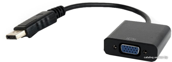Переходник Cablexpert DisplayPort (F) / VGA (M) кабель 15см пакет A-DPM-VGAF-02