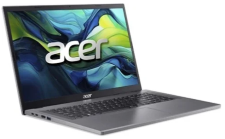 Ноутбук Acer Aspire Go 17/ AG17-31P-C4LX/ Intel N150/ 17.3 ComfyView FHD IPS AG/ UMA/ 16GB/ 512GB/ Win11H/ ENG/ Steel Gray