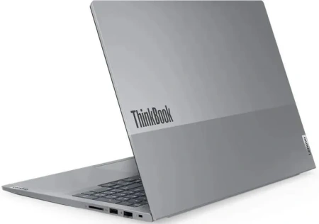 Ноутбук Lenovo ThinkBook 16 G8 IRL Arctic Grey 16.0" 1920 x 1200, IPS, 60 Гц, Intel Core 5 210H, 16 ГБ DDR5, SSD 512 ГБ, видеокарта встроенная, без ОС, цвет крышки серый, аккумулятор 45 Вт·ч