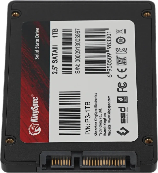 Внутренний SSD KingSpec P3-1TB 1TB